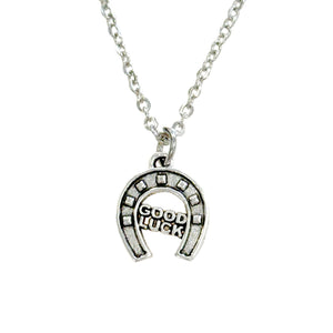 Lucky horseshoe necklace good luck jewelry