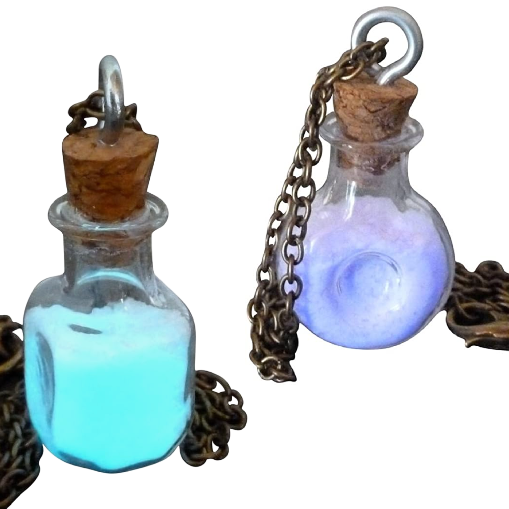 Pixie Potion Glow in the dark Jar Necklace