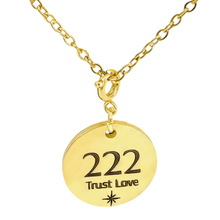 Load image into Gallery viewer, 222 angel number necklace 