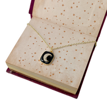 Load image into Gallery viewer, Crescent moon coin necklace