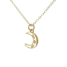 Load image into Gallery viewer, Crescent moon necklace