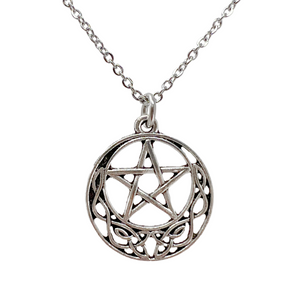 Pentagram amulet necklace