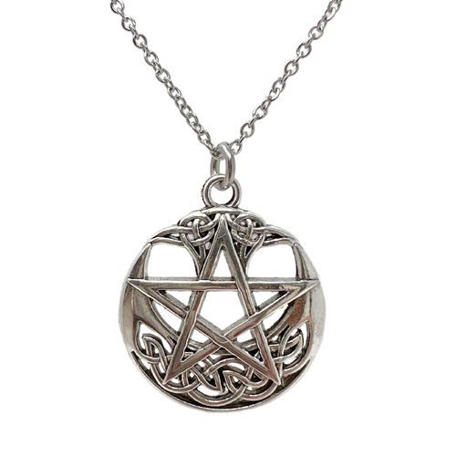 Tree of life Pentacle amulet necklace