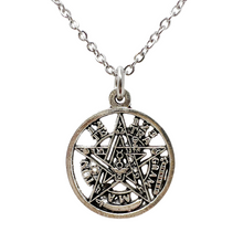 Load image into Gallery viewer, Tetragrammaton amulet necklace