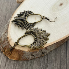 Load image into Gallery viewer, Feather dangle earrings bohemian jewelry