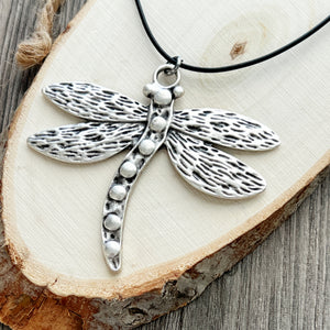 Bohemian dragonfly necklace