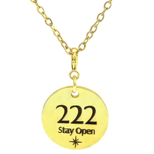Load image into Gallery viewer, 222 angel number necklace 
