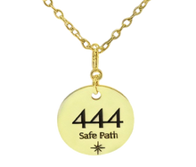 Load image into Gallery viewer, 444 angel number necklace
