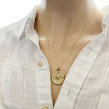 Load image into Gallery viewer, Nautical compass jewelry necklace or earrings