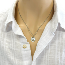 Load image into Gallery viewer, Clover shamrock necklace horseshoe jewelry