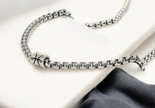 Load image into Gallery viewer, Horoscope stainless steel box chain zodiac necklace for men