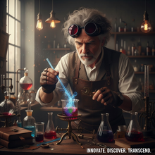 Load image into Gallery viewer, mad scientist lab with steampunk goggles 