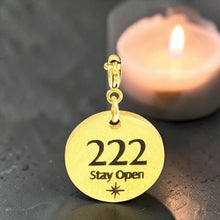 Load image into Gallery viewer, 222 angel number charm