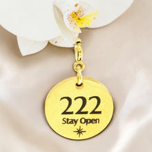 Load image into Gallery viewer, 222 angel number charm