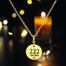 Load image into Gallery viewer, 222 angel number necklace 