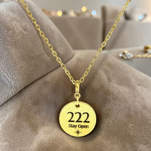 Load image into Gallery viewer, 222 angel number necklace 