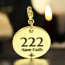 Load image into Gallery viewer, 222 angel number pendant