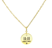 Load image into Gallery viewer, 1111 angel number necklace 