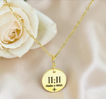 Load image into Gallery viewer, 1111 angel number necklace 