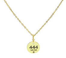 Load image into Gallery viewer, 444 angel number necklace 