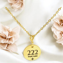 Load image into Gallery viewer, 222 angel number necklace 