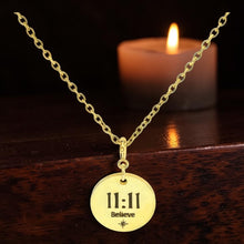 Load image into Gallery viewer, 1111 angel number necklace