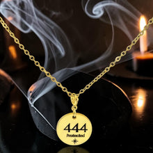 Load image into Gallery viewer, 444 angel number necklace 