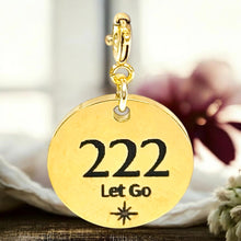 Load image into Gallery viewer, 222 angel number charm