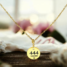 Load image into Gallery viewer, 444 angel number necklace 