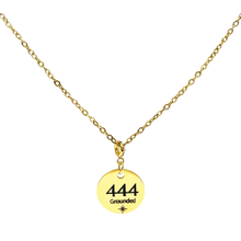 Load image into Gallery viewer, 444 angel number necklace 