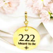 Load image into Gallery viewer, 222 angel number pendant