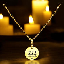 Load image into Gallery viewer, 222 angel number necklace 