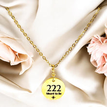 Load image into Gallery viewer, 222 angel number necklace 