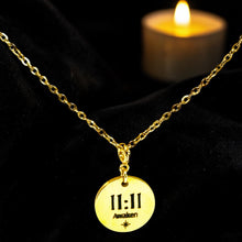 Load image into Gallery viewer, 1111 angel number necklace 