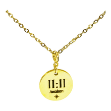 Load image into Gallery viewer, 1111 angel number necklace 