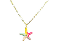 Load image into Gallery viewer, Starfish necklace summer jewelry for women