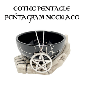 Pentacle amulet necklace