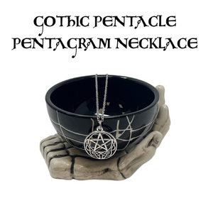 Pentagram amulet necklace