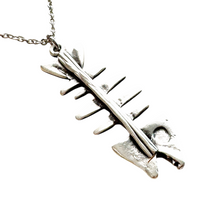 Load image into Gallery viewer, Fish bones necklace