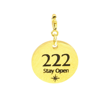 Load image into Gallery viewer, 222 angel number charm