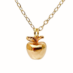 Kawaii apple necklace