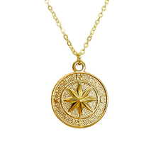 Load image into Gallery viewer, Nautical compass jewelry necklace or earrings