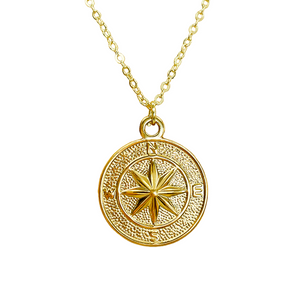 Nautical compass jewelry necklace or earrings