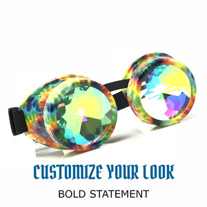 Kaleidoscope goggles diffraction glasses