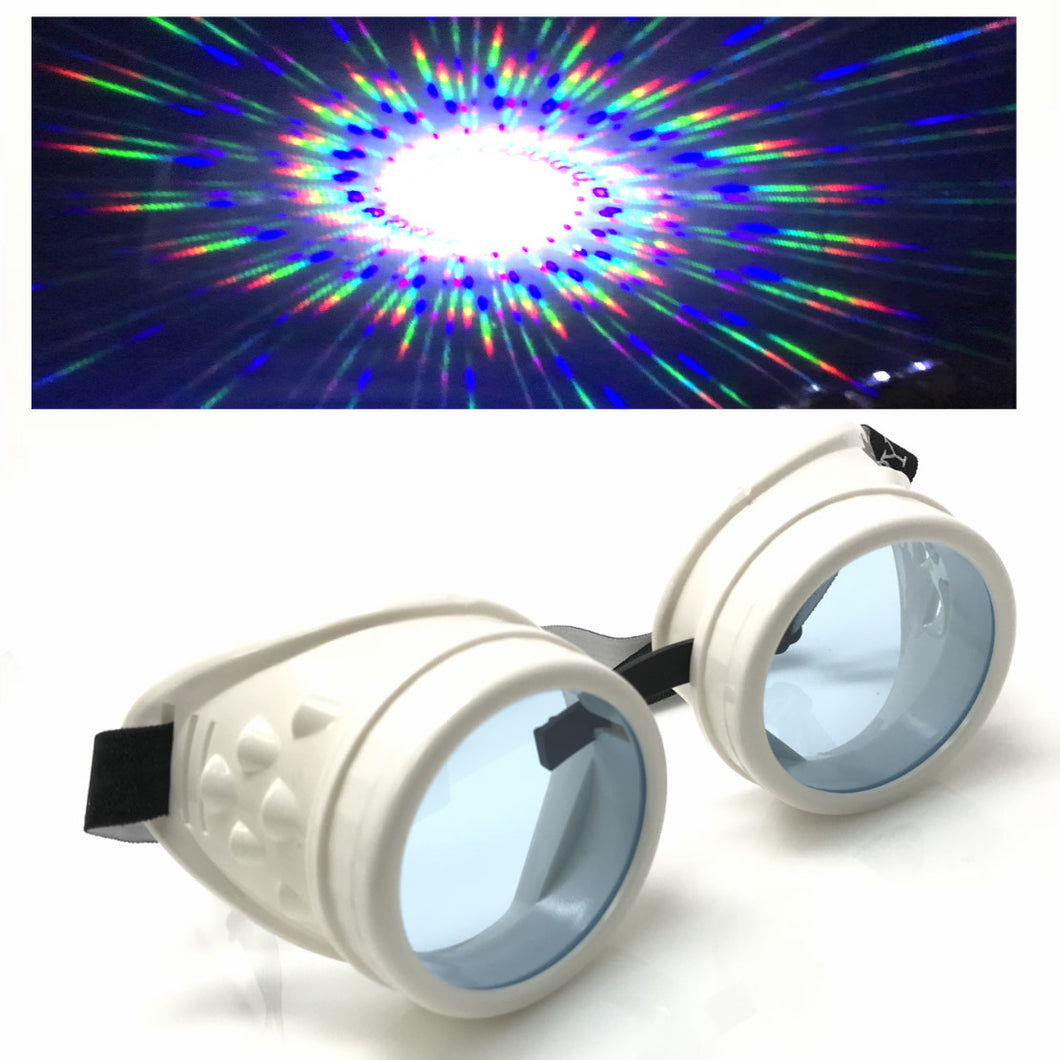 Diffraction Goggles Rave Wear Glasses UV Glow in the dark