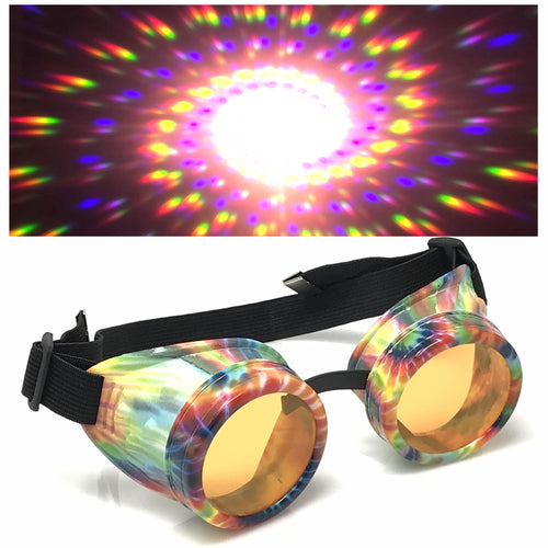 Diffraction Goggles Rave Wear Glasses UV Glow in the dark