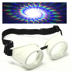 Diffraction Goggles Rave Wear Glasses UV Glow in the dark