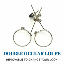 Load image into Gallery viewer, Steampunk Monocle Eyepatch Goggles- Rave Glasses, ocular loupes, black lens