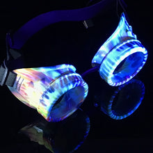 Load image into Gallery viewer, Diffraction Goggles Rave Wear Glasses UV Glow in the dark