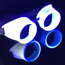 Load image into Gallery viewer, Diffraction Goggles Rave Wear Glasses UV Glow in the dark